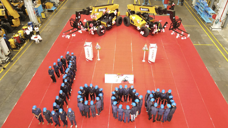 SANY India achieves milestone with export of 1,000 Telehandlers to the United States